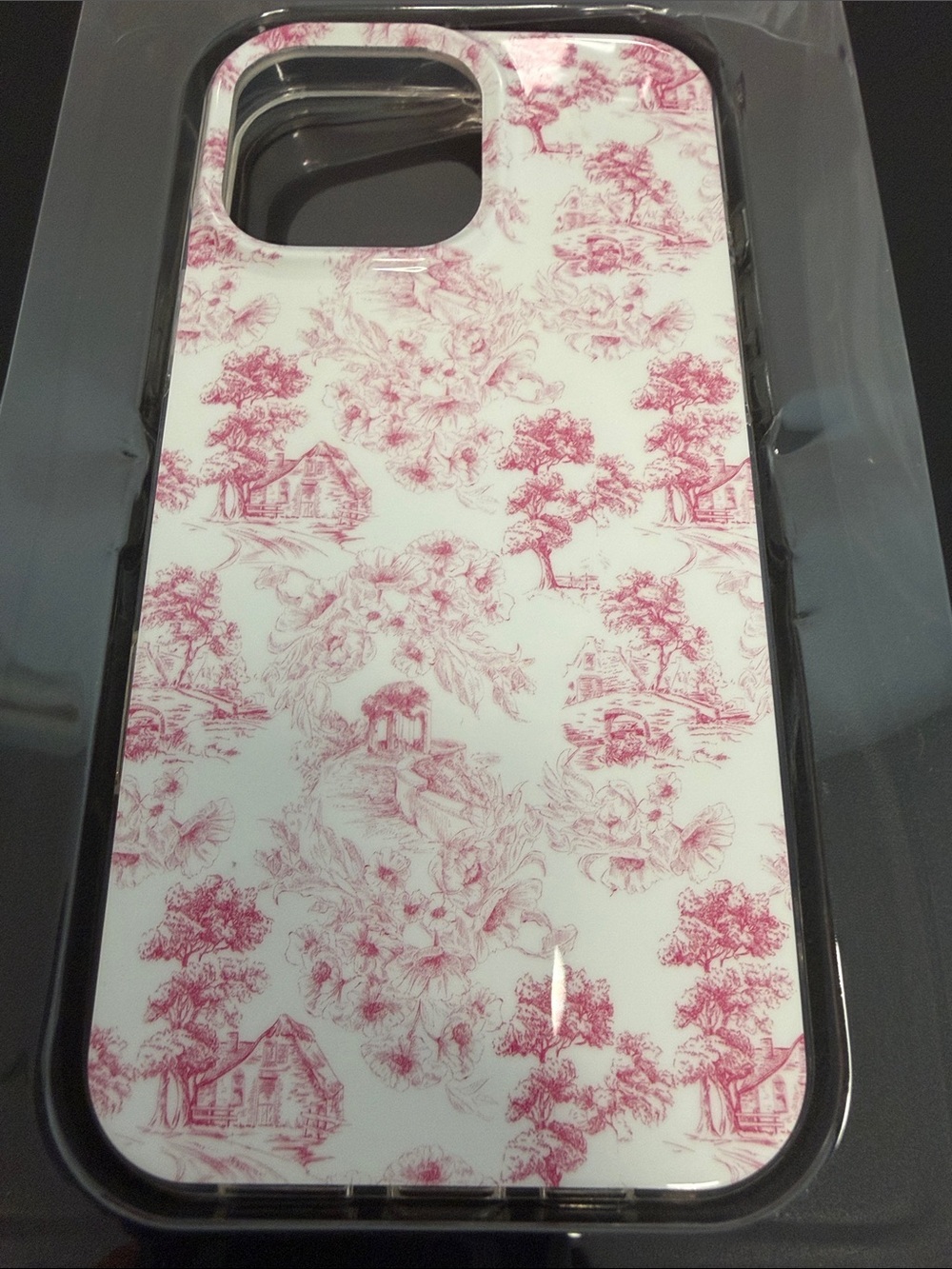 XO Poppy | Vintage Pink Floral iPhone 16 Pro Max MagSafe Case + USB-C Cable 🌸 - Picture 3 of 10